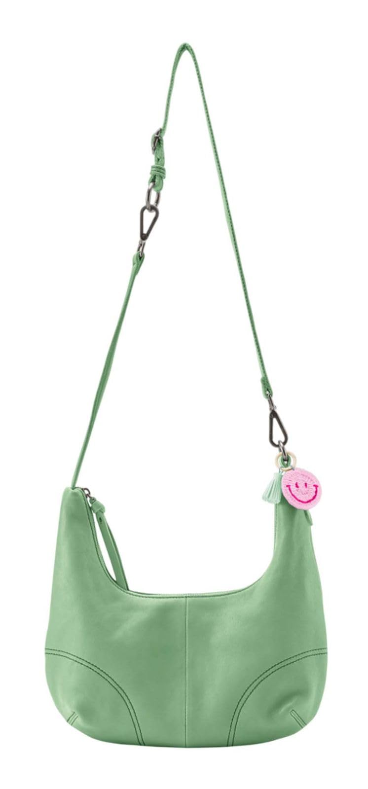 Sac hobo fin des affaires perdues avec ce modèle midi compartimenté Fresh Mint - 4