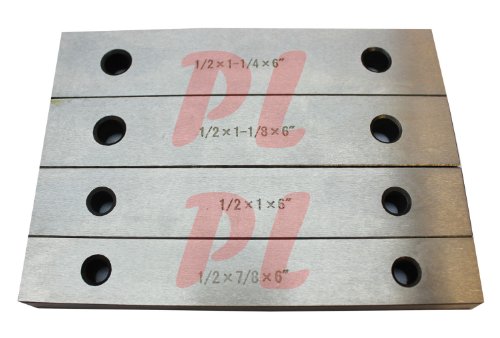 8 Pair 1/2'' Steel Parallel Set 6'' Long 0.0002'' Square Precision 7/8In - 1-3/4 #TOP2