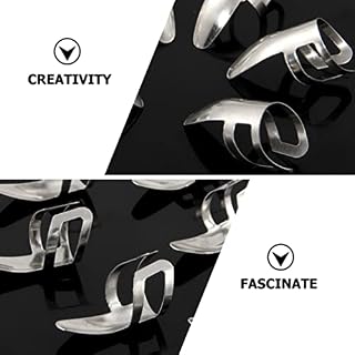 SUPVOX 6Pcs Médiators pour Guitare en Acier 6Pcs Médiators Réglables pour Guitare Banjos Et Autres Instruments - Les Beatles, Paul McCartney, John Lennon, RIngo Starr, George Harrison SUPVOX 6Pcs Médiators pour Guitare en Acier 6Pcs Médiators Réglables pour Guitare Banjos Et Autres Instruments – Image 3