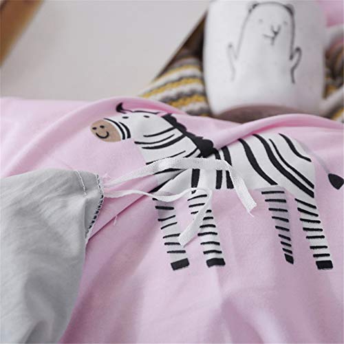 Housse de couette en microfibre confortable et douce parure 4 pièces - 7