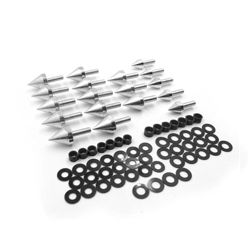 Kit pernos carenado aluminio plateado para Ninja ZX10 ZX10R 2004-2005
