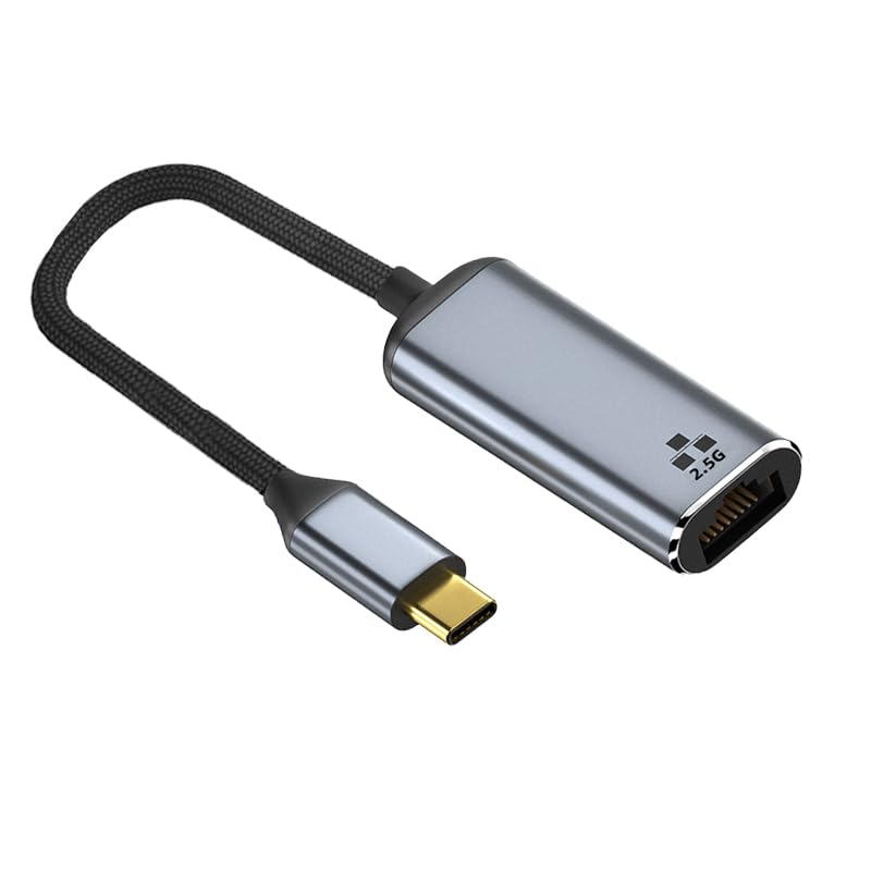 2.5Gbps 2500Mbps to USB 3.1 Type-C GBE USB-C Gigabit 1000Mbps Ethernet Network LAN Cable Adapter for Desktop Motherboard