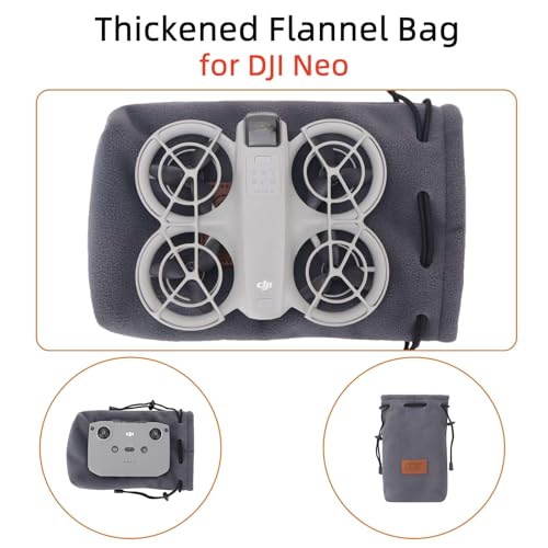 Pidynx Thickened Flannel Storage Bag for your DJI Neo, Waterproof, Lockable Protective Bag for Drone and Accessories (2)