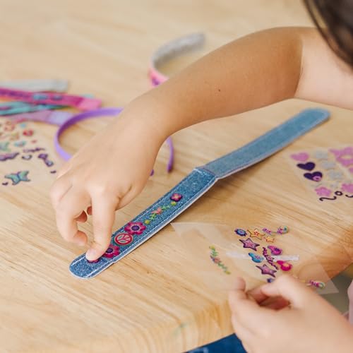 Joncs et bandeaux de coiffure Melissa & Doug avec kit de customisation complet