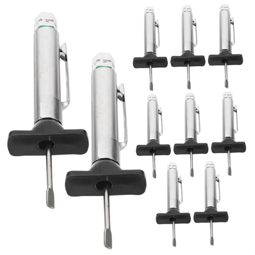 LALADEFIEE Tire Thread Depth Gauge 0-25mm Car Tire Tread Depth Gauge Digital Tire Tread Depth Gauge Tire Tread Measurer Automotive Replacement Instrument Panel Gauges