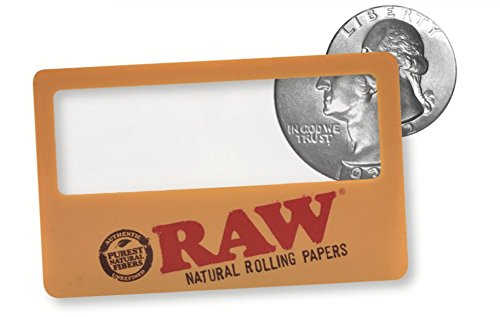 RAW Natural Rolling Papers - Magnifying Card - Wallet Sized (RAW)