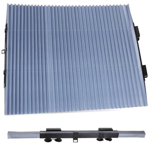 Ciieeo Parasol Parabrisas Coche Retráctil con Ventosas Protección Solar Reflectante Fácil De Cortar y Plegable Accesorio para Tipo De Vehículos