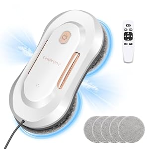 CHOVERY CL-3 3000Pa Fensterputzroboter, Fensterroboter mit Sprühfunktion, Automatischer Fensterputzer, Fensterreiniger Roboter Elektrisch, Fensterreinigungsroboter,Für Innen- & Außenfenster