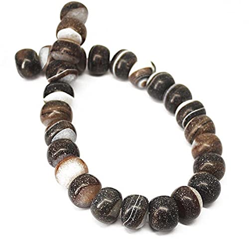 Perles en onyx noir pour bijoux fait main et loisirs créatifs