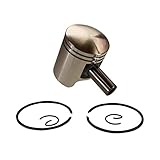 2x Kolbenringe, 2x Kolbenclips