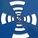 PUSOKEI UWB Antennae, Ultra Wideband Antennae 550MHz to 7GHz High Gain Omnidirectional with 360 Signal Reception, for Industrial Power Bureau Discharge Detection RF Reading