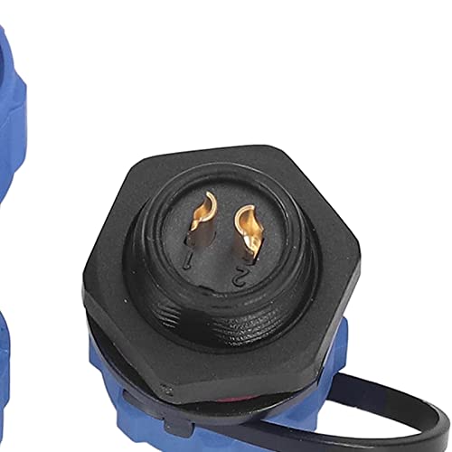 Conector de Aviación SP13 2 PIN IP68 miniatura 2