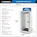 Office Phone Booth | 30dB Soundproof Privacy Pod for Work (White - 90