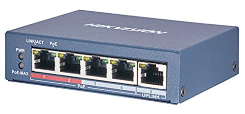 Hikvision 4-Port Fast Ethernet Unmanaged PoE Switch Pro Series DS-3E0105P-E2 - Image 2