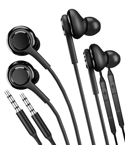 3.5mm Headphones Wired Earbuds with Microphone Earphones...