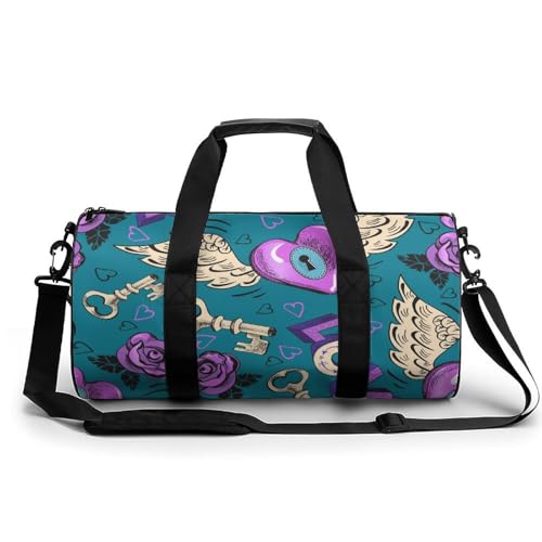 Sac de sport gym compact Ailes d'amour contre l'encombrement en voyage