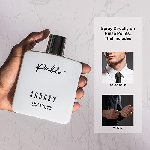 Image of PABLO Arrest EDP Perfume For Men Eau De Parfum Long Lasting Fragrance Luxury Perfume For Men Gift For Boys (Pack of 1)