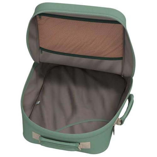 Cabinzero KLASSIC 44L ULTRA LIGHT CABIN BAG WITH LUGGAGE TRACKERS. SAGE FOREST UNISEX DLA DOROSŁYCH, mędrzec leśny, Talla única, zwykły