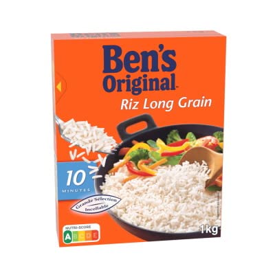 Bens Original BEN S ORIGINAL Riz Long Grain Vrac 10min 1kg - Le paquet de 1kg