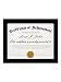 LAST G 8.5x11 Document Frame by To Display 8.5 by 11 Inch Document Certificate Frames Standard Paper Frame Black