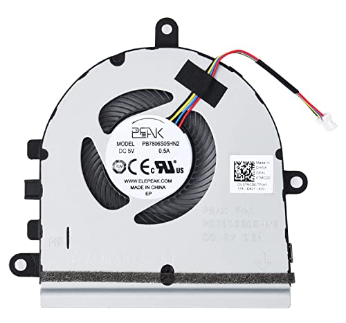 Image of Replacement CPU Cooling Fan for Dell inspiron 15 3501 3505 3533 3583 3585 3593 3595 Series Laptop, Inspiron 15 3505 3585 Replacement CPU Fan P /N: CN-07MCD0 07MCD0 FK39