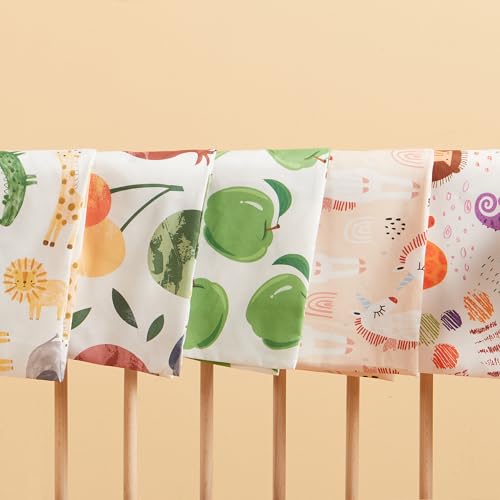 Image of TILLYOU Toddler Pillowcases 13 x 18 Travel Pillow Case 2 Pack, Kids Pillowcases Machine Washable with Envelope Closure, Green Apple & Fruit Green