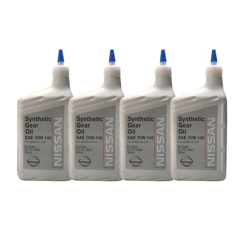 Genuine OEM Gear Oil (Synthetic 75W140) (4 Quart) For Nissan Frontier