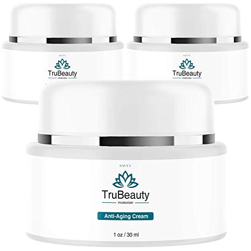 (3 Pack) Trubeauty Tru True Beauty Anti-Aging Cream Moisturizer Serum for Fine Lines and Wrinkles Truebeauty (3 oz)