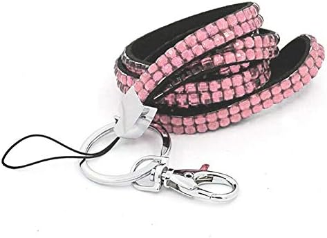 SUPERTOOL Lanyard Strap, Bling Diamante Rhinestone (Breakaway) Lanyards, for ID Card & Key Badge Holder, Phone Cases