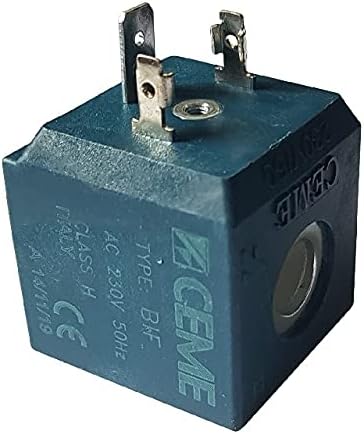 CEME Solenoid Coil 230 V 17 VA, Core Hole 13.2 mm, Suitable for Series 688 and 61.. - 67