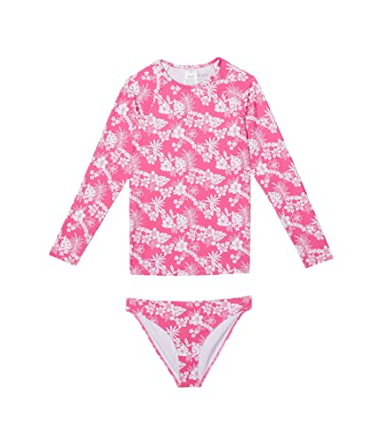 Image of Roxy Girl's Aloha Spirit Long Sleeve Rashguard Set (Big Kids)