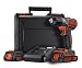Produktbild Black+Decker Akku-Schlagbohrmaschine, Autosense Bohrschrauber (14.4V, 1.5A, Schraub- und Bohrmodus, 10 mm Schnellspannbohrfutter, Kompaktdesign, inklusive Akkus, Schnelladegerät und Koffer) ASD14KB
