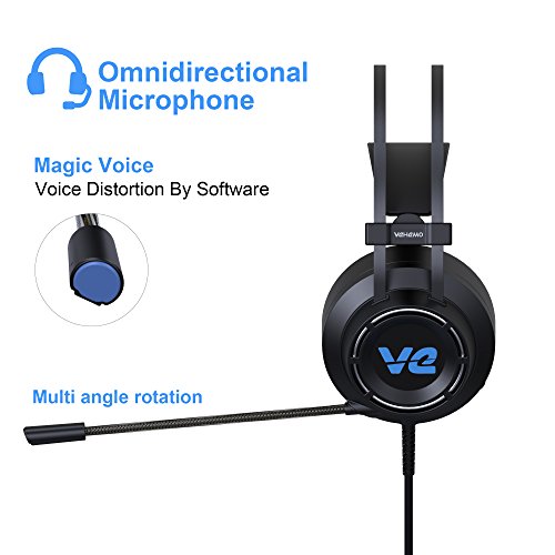 Vehemo Cuffie Gaming Suono Stereo 3D con Microfono...