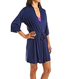 Josie by Natori Women's Slinky Basics Wrap Robe