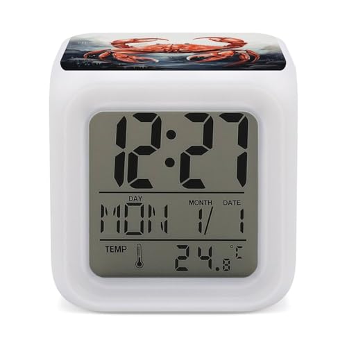 Reloj digital que cambia de color para resolver problemas de sueño en niños 2