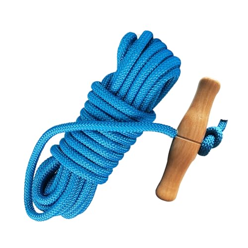 PR-20 Tree Pruner Rope Replacement Kit (20ft) Compatible with Jameson Fiscar Big Mouth Manual Pole Saw & Tree Pruner – Wooden Handle, 5/16in Diameter Rope – Tree Trimmers Long Handle Pruner