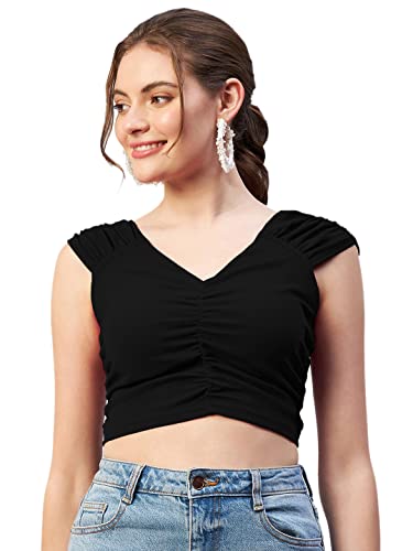 Image of Marie Claire Women's Solid Slim Fit Blouse