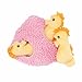 ZippyPaws - Sea Buddies Burrow, Interactive Squeaky Hide and Seek Plush Dog Toy - Seahorse ‘n Coral