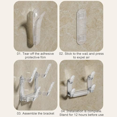 Support couvercle casserole double couche gain de place vertical mural - 7