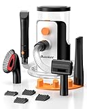 buenkee Dog Grooming Vacuum, 4.5L Extra-Large Dust Cup Dog Grooming Kit, 14000Pa High-Suction Pet Groomer with Clippers, Low-Noise All-in-One Shedding Control Set for Home Use