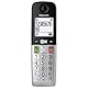 Panasonic KX-TGUA40EXB zusätzliches Mobilteil für Digitale Schnurlostelefone KX-TGU430/KX-TGU410, LCD-Display, FavoritenTaste,extra laut,hörgerätekompatibel, Hauptgerät erforderlich, Schwarz & Silber