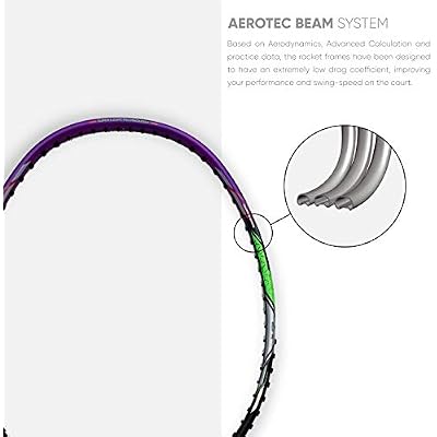 Li-Ning G-Force Superlite 3800 Carbon Fibre Unstrung Badminton Racket with Free Full Cover