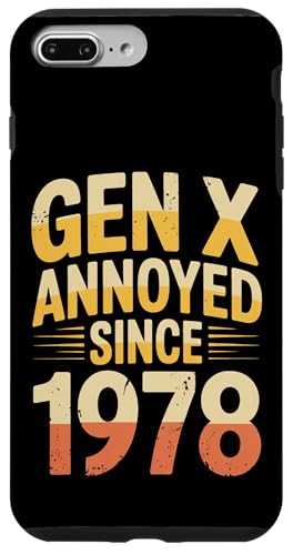 Gen X Annoyed Since 1978 gȑl̑ԓx - X}zP[X iPhone 7 Plus/8 Plus p