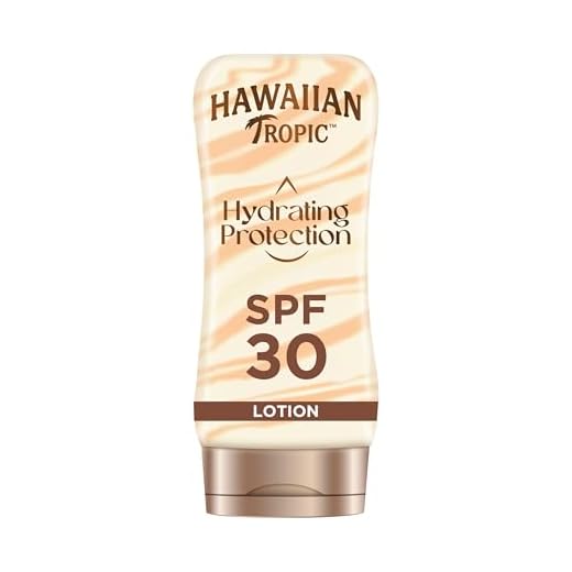 Hawaiian Tropic, Lozione Solare Hydrating Protection Sunscreen SPF 30, 180 ml