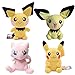 4 stücke, pikachues mew Pichu pokononed plüsch Spielzeug Anime peripher gefüllte Puppe Kawaii Geschenk für Kinder Helloween Laimi