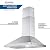 Cosmo 63175 30-in Wall-Mount Range Hood 760-CFM Ductless Convertible Duct Kitchen Chimney-Style Over Stove Vent LED Light, 3 Speed Exhaust Fan, Permanent Filter, (Stainless Steel)