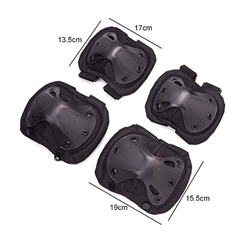 Knee Pads Tactical Paintball Airsoft Hunting Protection War Game Knee And Elbow Protector Knee Pads & Elbow Pads Set