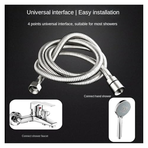 Tuyau de douche noir flexible extensible SUS304 et extension eau de jardin - 3