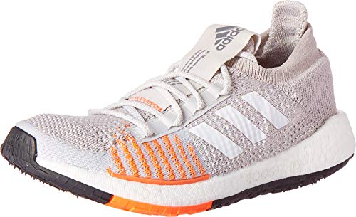 Image of adidas Originals Women's PulseBOOST HD Running Shoe, Grey/White/Hi-res Coral, 5 UK