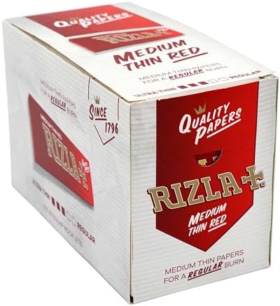Rizla Red Regular Papers 70mm x 100 - 1 Box